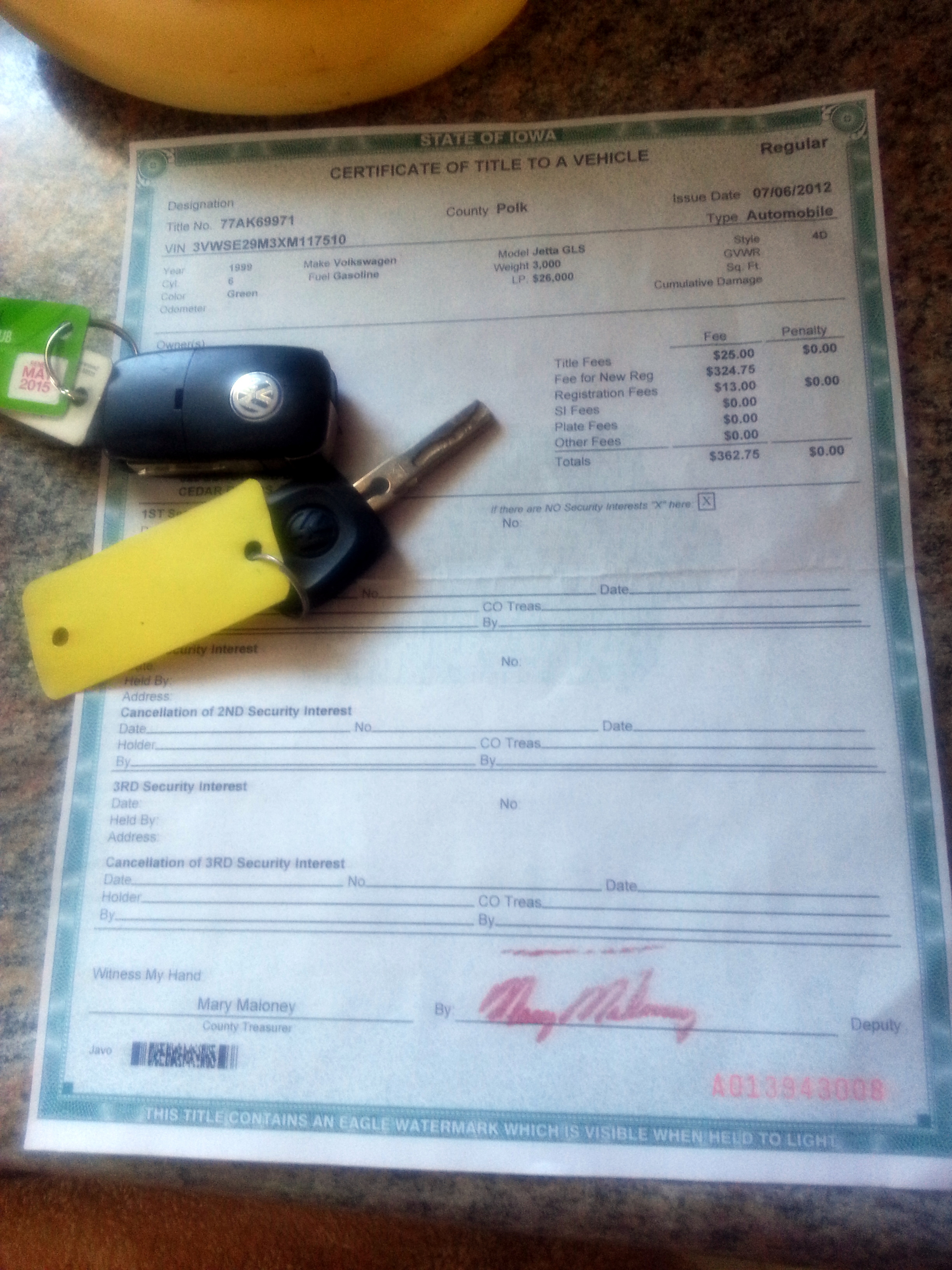 Bye Bye Jetta